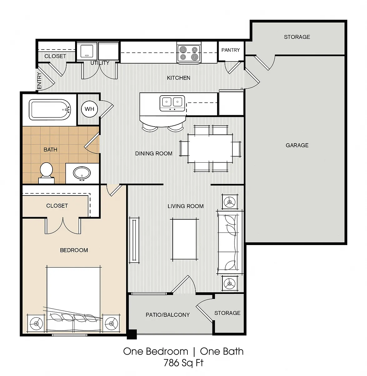 Floor plan A1G