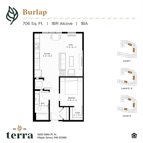 Floor plan Burlap