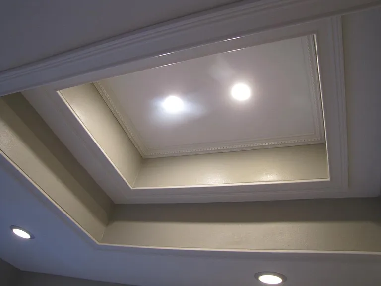 Coffered Ceiling in Kitchen