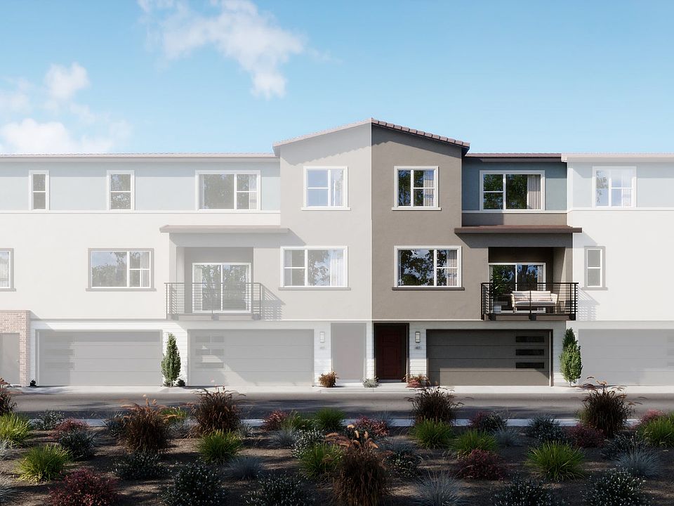 Petal at Florita Plan 1 Townhouse Exterior Renderings