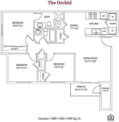 Floor plan The Orchid