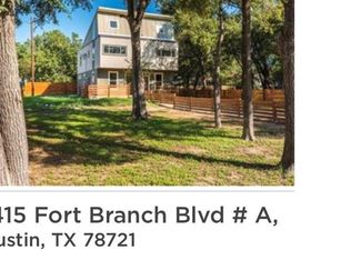 1415 Fort Branch Blvd #A, Austin, TX 78721