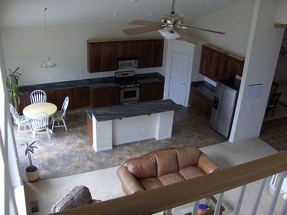 kitchen as seen from game room 