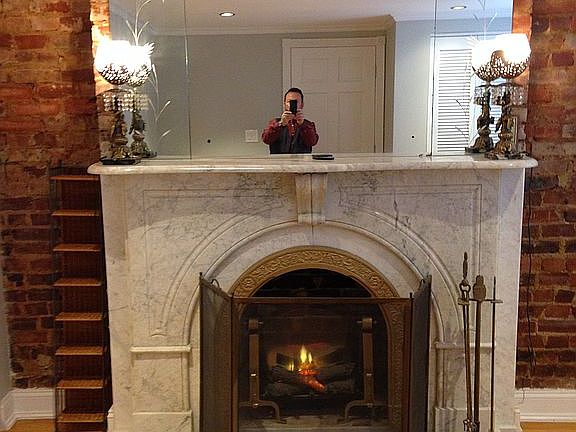 Restored Marble Fireplace