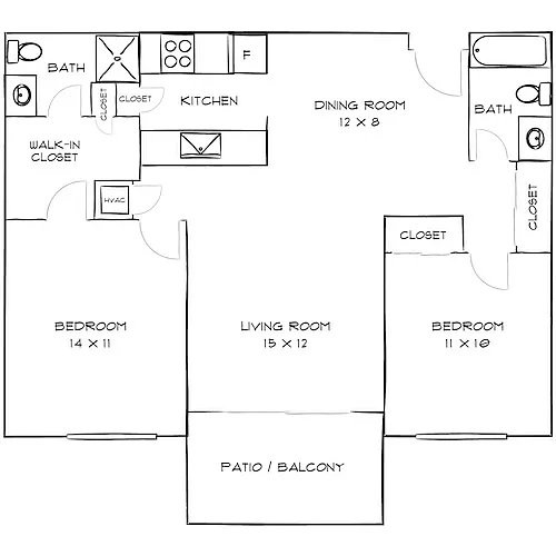 Floor plan Gardenia Premier