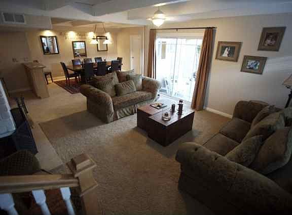 View of Living room. New Flooring.