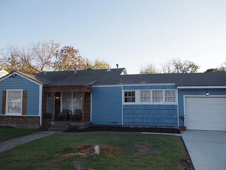 Front facade of the home
