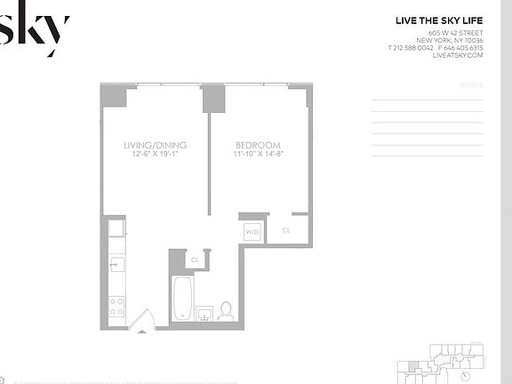 2nd image of 605 W 42nd St APT 50V