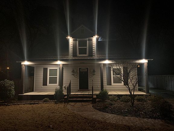 Beautiful accent lighting both inside and out