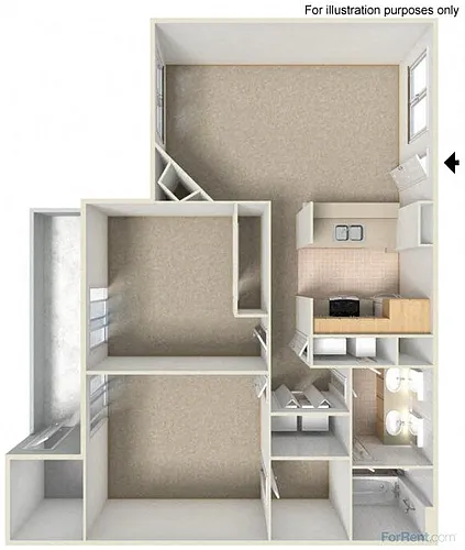 Floor plan Crystal - Modern
