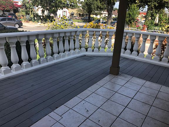 Front Porch big enough for a Table and Chairs