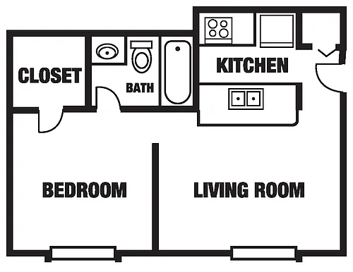 Floor plan Junior Venus
