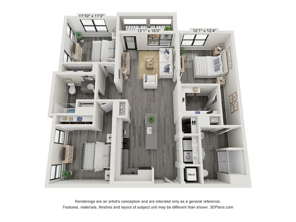 Floor plan 3C