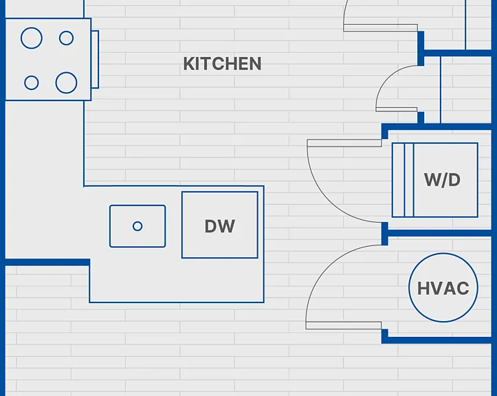 Margate ADA floor plan The Village at Compass Pointe