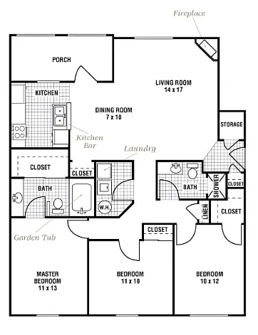 Floor plan Torrey Pines