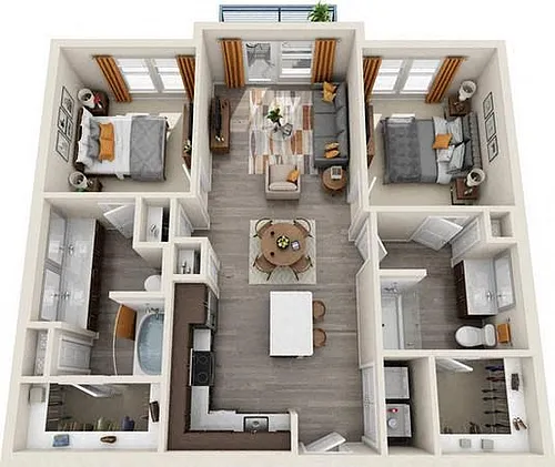 Floor plan B1