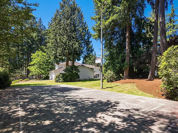 Paved sports court.