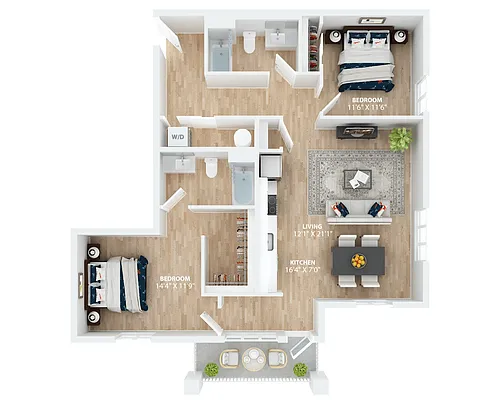 Floor plan Ridge C3