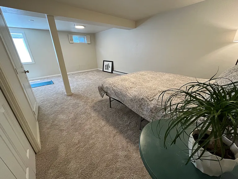 4th bedroom is expansive and bright