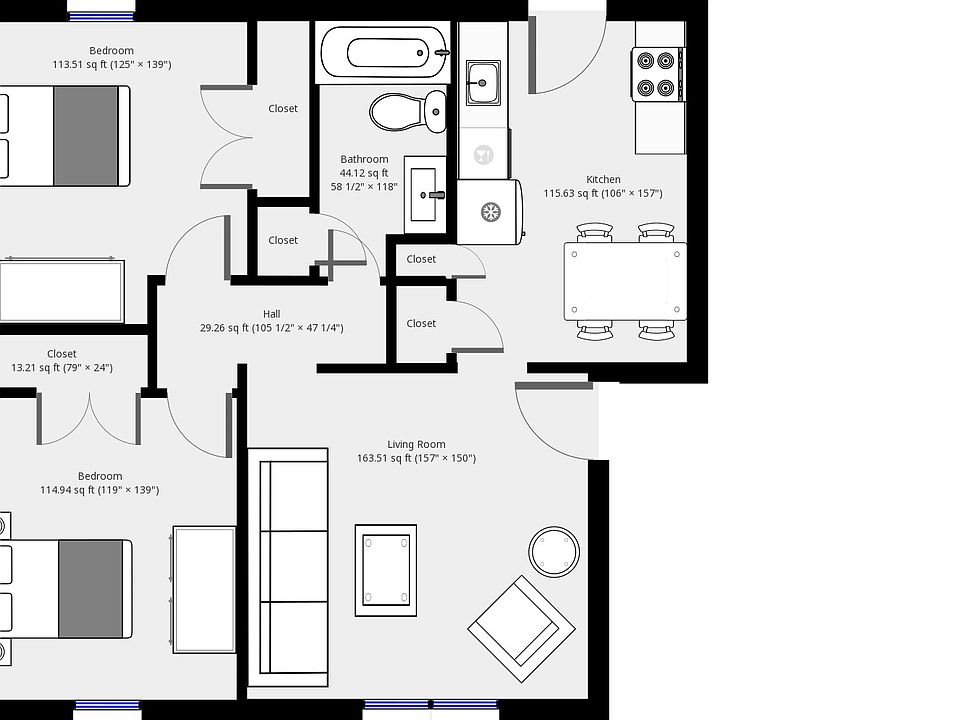 Layout of apartment