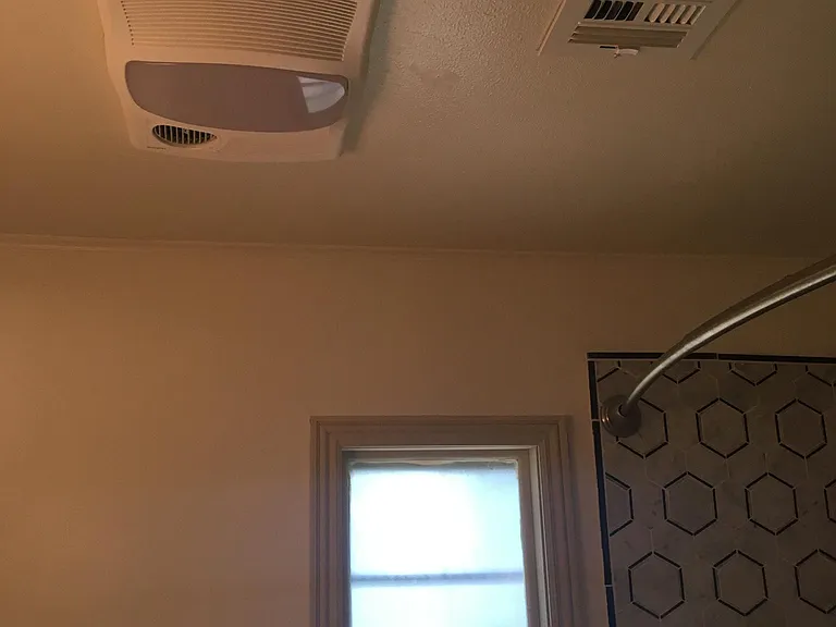 New bathroom heat/vent and light combo