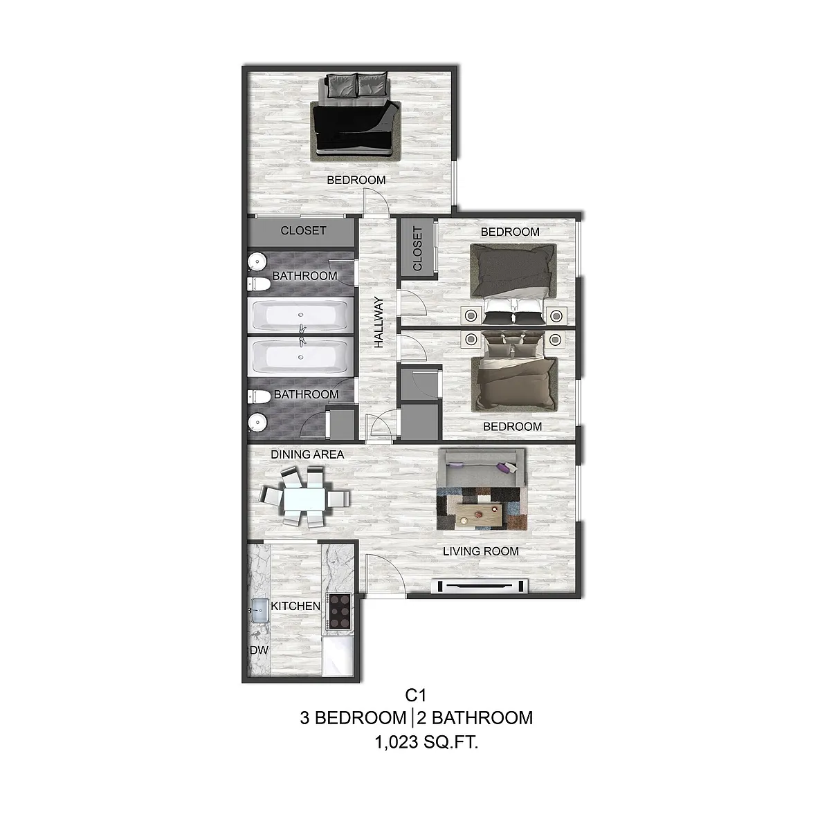 Floor plan 3X2