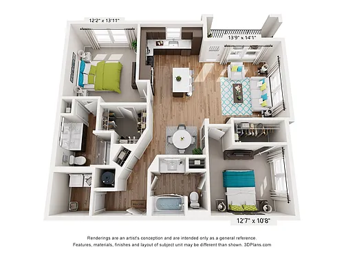 Floor plan B3