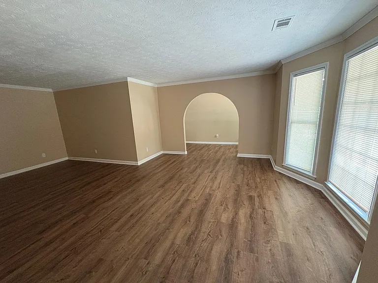 Great Room with Beautiful Archway