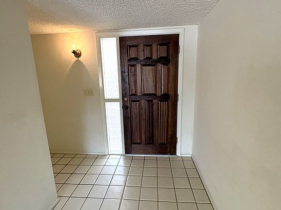 Interior front entry