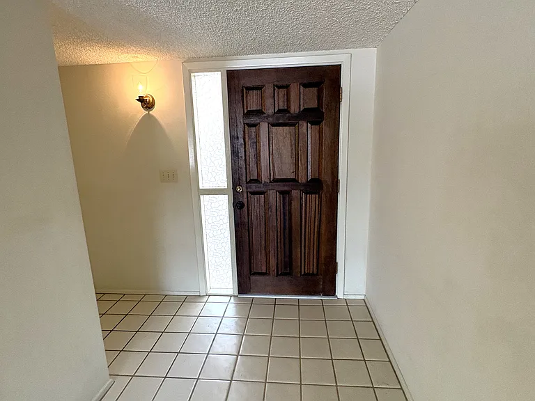 Interior front entry