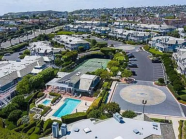 Tennis and pickleball courts, recreation building with gym and saunas in both bathrooms, swimming pool and spa