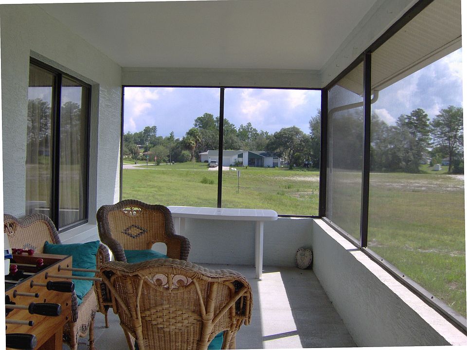   Screened porch