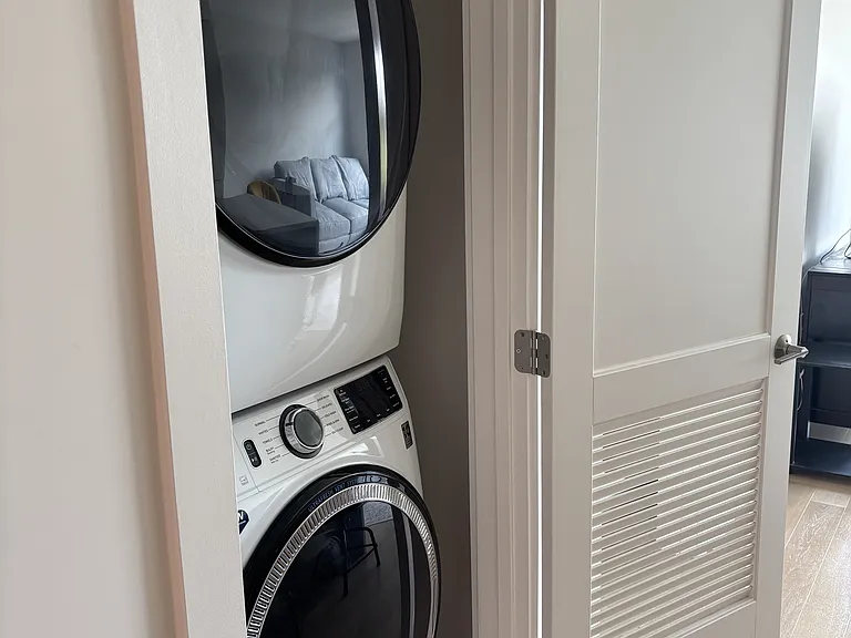 Washer and dryer closet