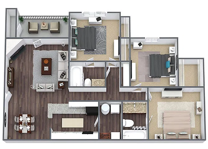 Floor plan C1