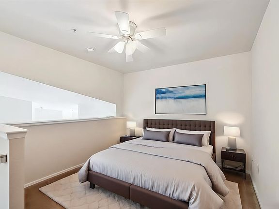 Loft is used as a second bedroom. It can be used as an office.