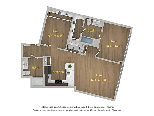 Floor plan B2