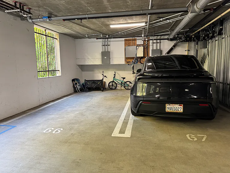 2 side by side parking spaces