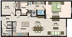 Floor plan A42