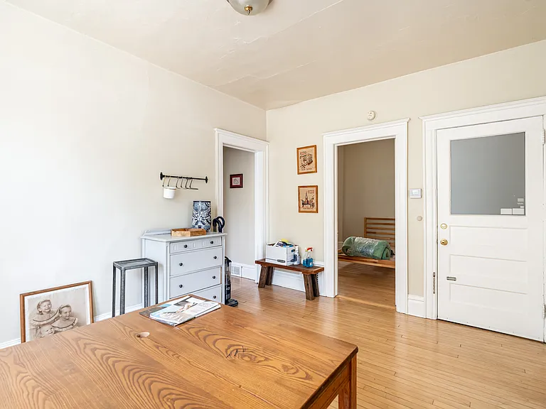 dining room looking toward third bedroom & front stairway