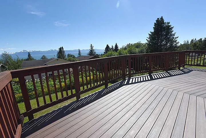 Deck view to the west.