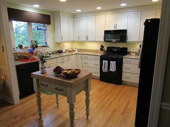 Kitchen with western views