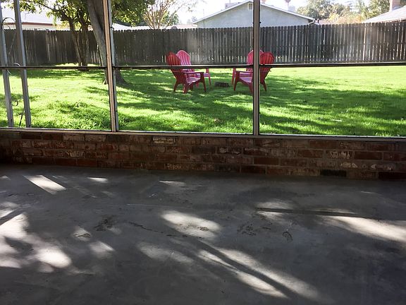 Enclosed covered porch