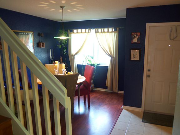 View to seperate dining area