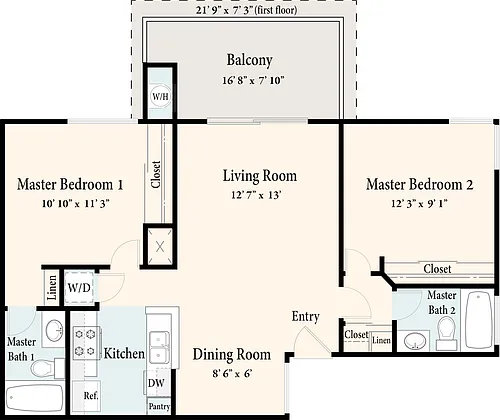 Floor plan The Valley Way - Downstairs