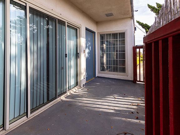 Personal balcony with sliding doors
