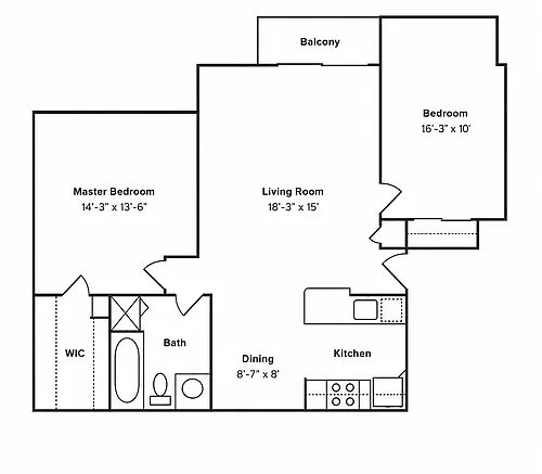Floor plan The Hawthorne - Signature Edition