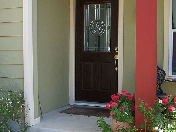 Texas star leaded glass window