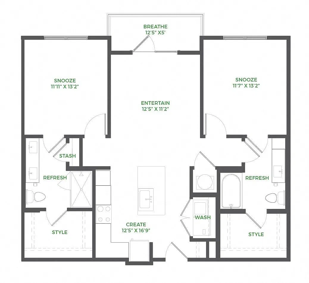 Floor plan B1