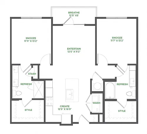 Floor plan B1