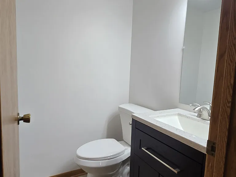 Main floor half bathroom